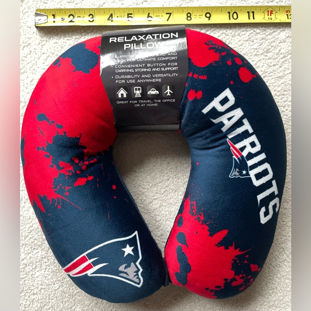 Patriots Relaxation Pillow NWT